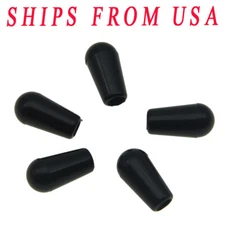 5x USA Spec Guitar Toggle Switch Tips Switch Knob for Gibson/Switchcraft BK