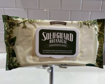 MELALEUCA SOL-U-GUARD Botanical Ecosense Biodegradable 30 Wipes/pk NEW,  SEALED