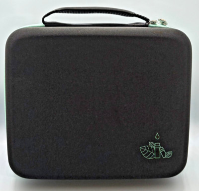 DōtERRA Oils Storage Carrying Case Holds 42 Bottles Black Zip Case