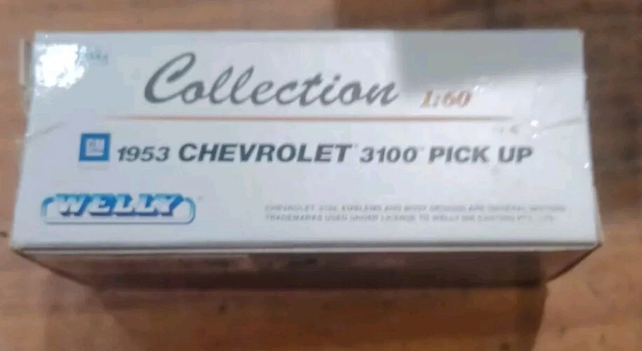 WELLY 1953 Chevy 3100 Pick up 1:60 Scale DIECAST CAR in Original Unopened Box - Image 3 of 4