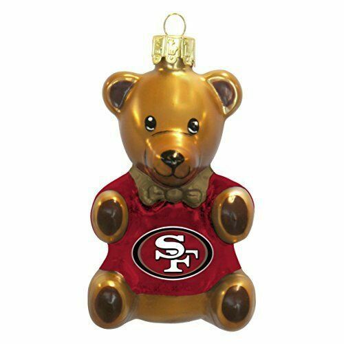 Topperscot San Francisco 49ers Silver Star Ornament