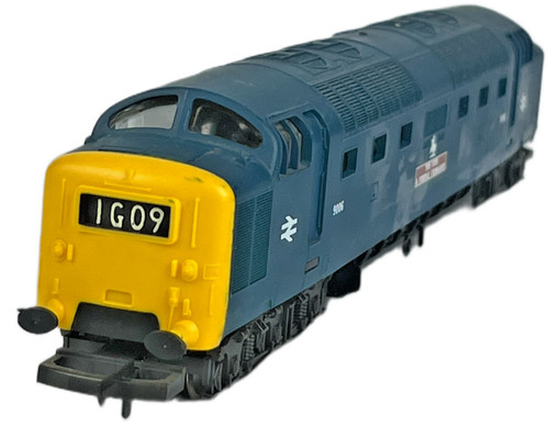 Lima 205106 Class 55 Deltic 9006 OO BR Blue Fife Forfar Yeomanry Runner ohne OVP. | Zustand: Used