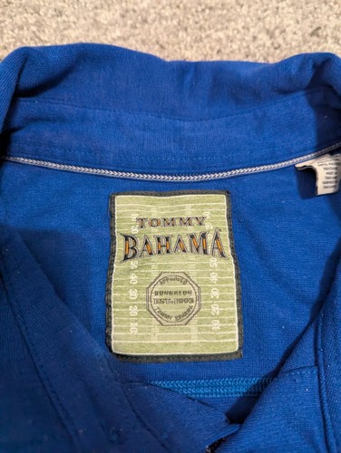 Tommy Bahama Polo Shirt Mens XL Blue Island Zone Indianapolis Colts Supima - Picture 2 of 11