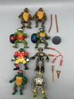 1988 90 91 TMNT Teenage Mutant Ninja Turtles Figures & Weapons Lot