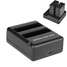 NNEIDS Portable Dual Usb Charger For Gopro Hero4 Batteries