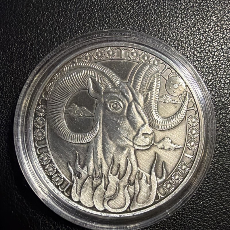 Constellation Zodiac Astrology | Aries | Silver Plated Commemorative  Do214