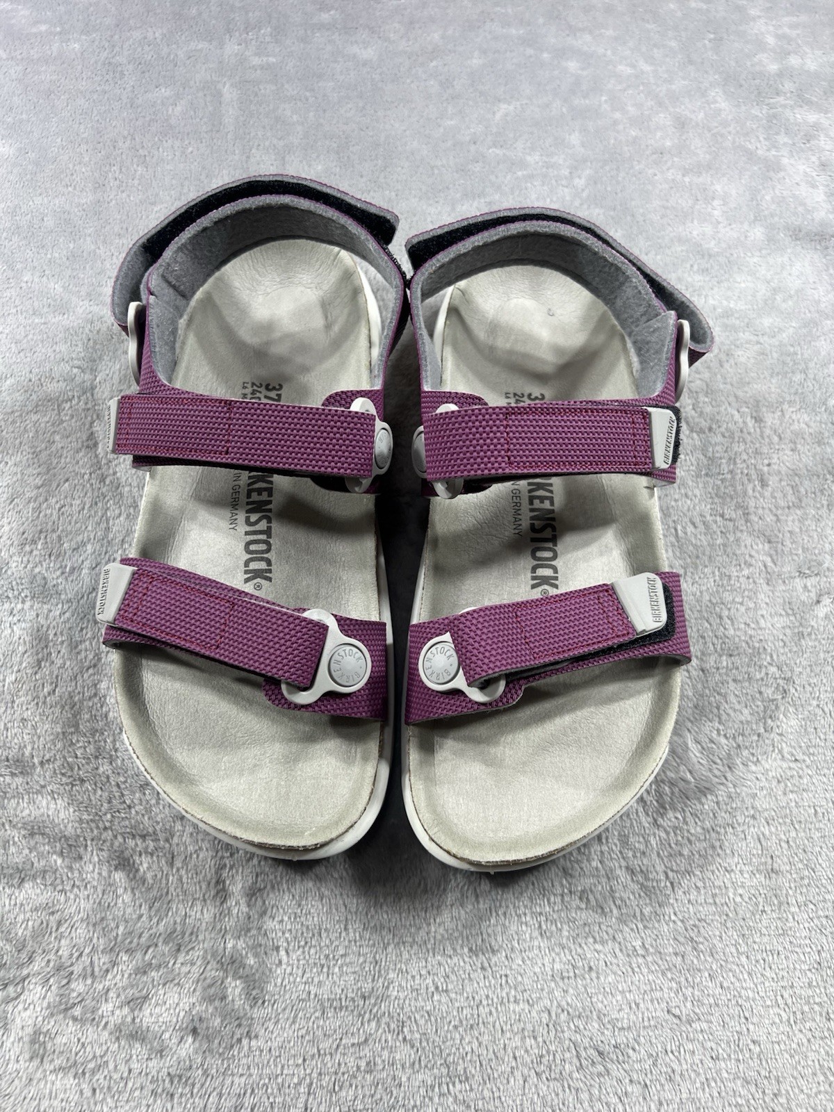 APL Birkenstock nuovo senza scatola Kalahari viola Peppe Birko Flor taglia 37