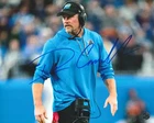 Dan Campbell Signed Autographed Detroit Lions 8x10 Photo with COA/Hologram