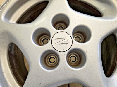 90-96 RIGHT Side Nissan 300ZX 5 Spoke Alloy Wheel 16x7.5 OEM