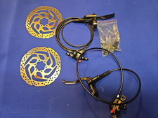 Shimano BR BL MT200 Disc Brake Set with rotors disks - Front  Rear New. Read