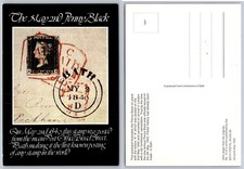 May 2nd Penny Black Stamp 1840 First Posting Postal History Postcard