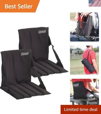 Compact and Water-Resistant Stadium Seats 2-Pack - Ideal for Outdoor Events
