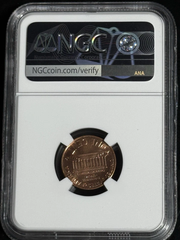 1998 D Lincoln Memorial Cent 1C; NGC MS 67 RD PL - Image 2 of 4