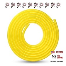 1/4 Clear Fuel Line Hose Tube 10 Feet for Small Engine Motorcycle 10.0 Feet