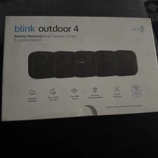 New Blink Outdoor 4th Gen Smart 5 Camera System Home Security