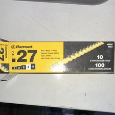 Ramset .27 Caliber Power Load Strips, 100 Loads, Model 4RS27 MPN 00667
