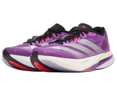 Mens Adidas Adizero Boston 13 Running Shoes Size 9 Purple Silver