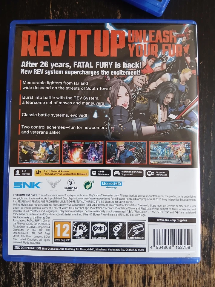 Fatal Fury City of the Wolves - Sony PlayStation 5, photo 2 sur 2