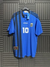Argentina 1994 Adidas Maradona Away Reissue Football Shirt Size XL