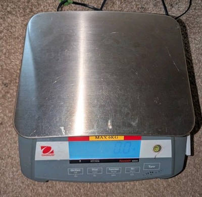 Ohaus R31P6 Platform Scale 6000g/15lb 100-240V Biological Lab AM-5907C