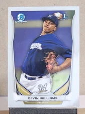 2014 Bowman Chrome Prospects 1st Bowman #BCP49 Devin Williams
