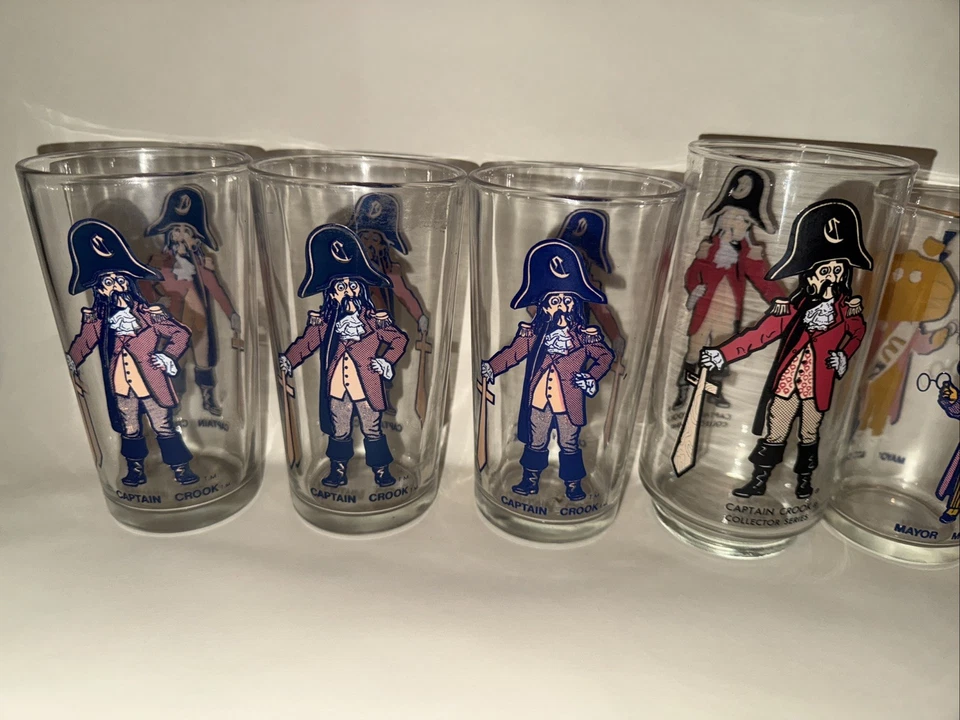 Vintage 1970's McDonalds Character Collector Series Glasses Set Of 8 - Image 2 of 4
