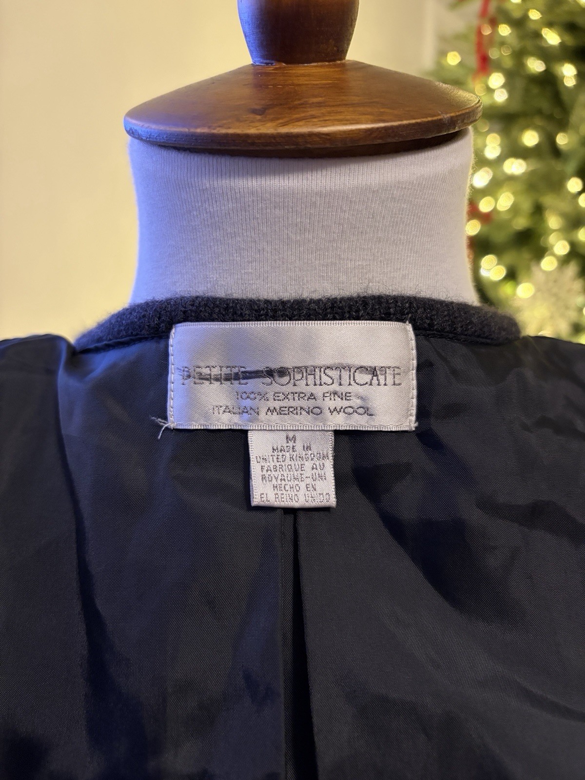 Vintage Petite Sophisticate Patchwork Sweater Jac… - image 7