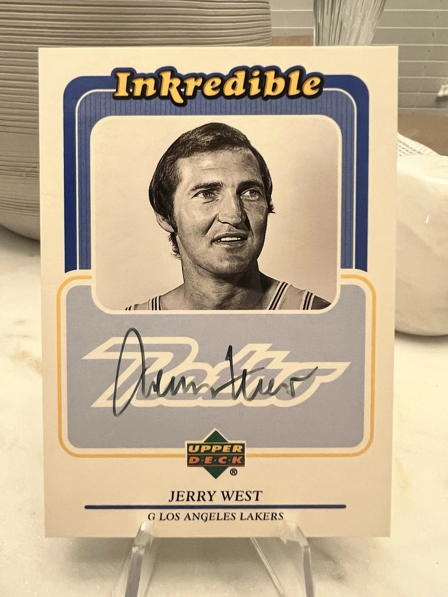 Jerry West Basketball Autographed Sports Trading Cards