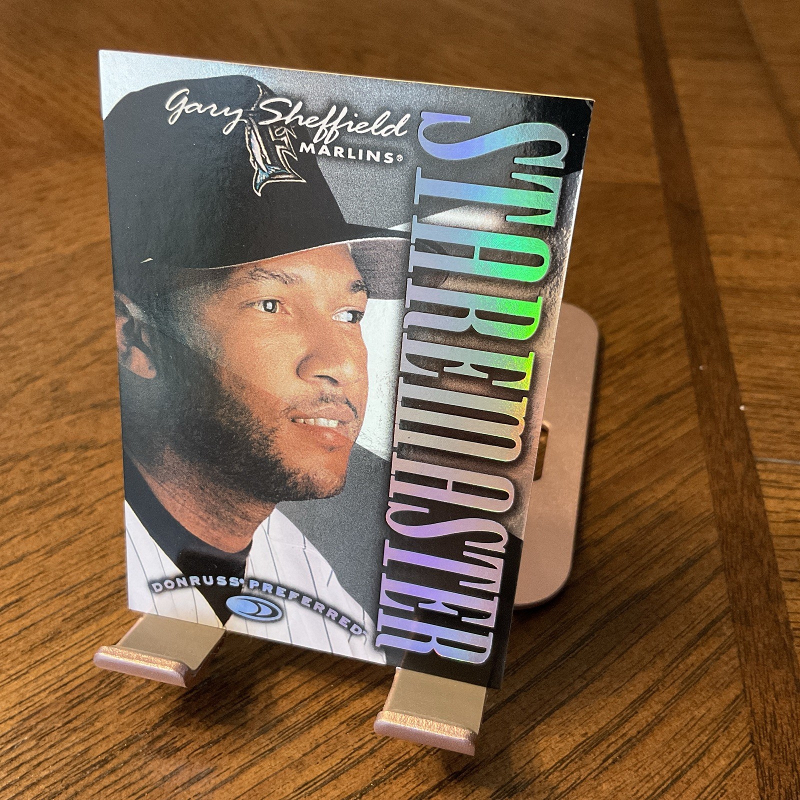 1997 DONRUSS PREFERRED #17 GARY SHEFFIELD STAREMASTER #0049/1500