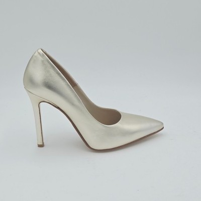 Andrea Piras Damenschuhe 35 Pumps Platin Leder 39LC