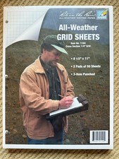 Rite in Rain graph paper No. 1104, two unopened pkgs, 1/4" grid, discontinued