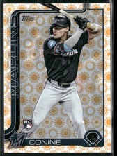Griffin Conine 2025 Topps Holiday #447 Miami Marlins