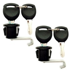 Stainless Steel Trunk Lock with Buckle and 2 Keys for Electric Vehicles