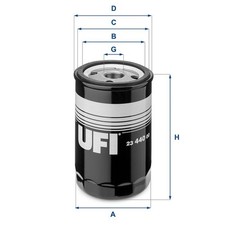 UFI Ölfilter 23.440.00 für CHRYSLER FORD JEEP MAZDA