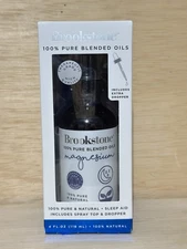 Brook Stone 100% Pure Blended Oils Magnesium Sleep Aid-4 FL. OZ- Sealed