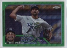 2023 Topps Chrome Update Green Wave Refractor 26/99 Zach Eflin #USC97 13ib