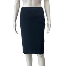 Valentino Black Slim Body-Con Pencil Skirt size Small