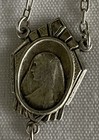 Vintage  Crystal Teardrop Bead & Sterling Silver Rosary 60g 24” AFCO #2 — photo 5