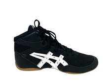 Asics Matflex 7 Mens Size US 6.5 Black Athletic Wrestling Shoes Sneakers EUC