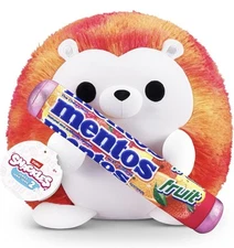 New Snackles Heidi Hedgehog & Mentos 8" Plush Series 2 ZURU Collectible NWT
