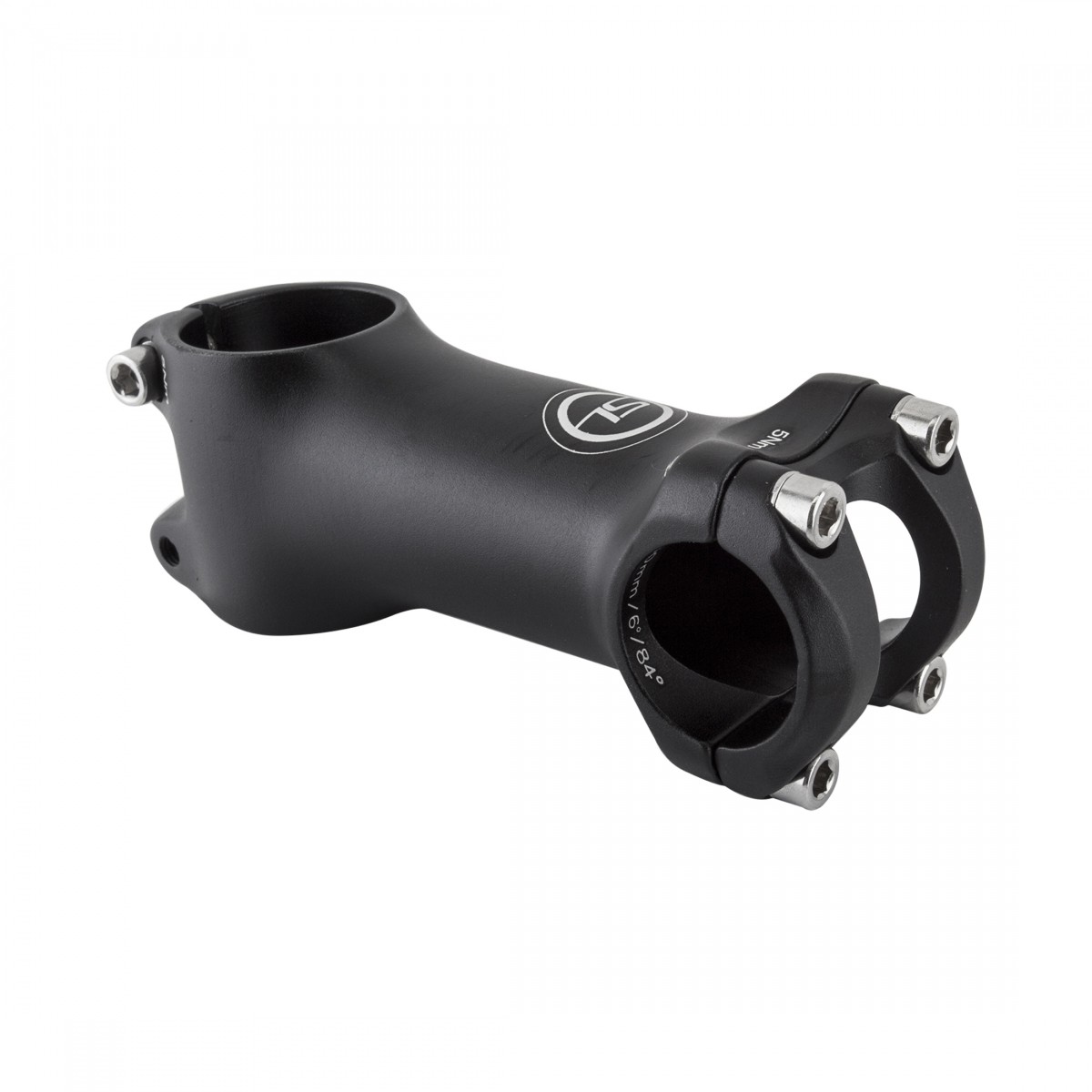 Sunlite Threadless Alloy Road Stem 80mm Stem Length 26mm Bar Clamp Black 7290₽