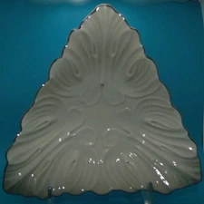 Vintage Lenox China Gold Trim Triangular Candy Dish