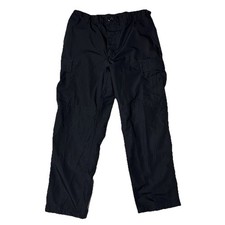 Propper Tactical Cargo Pants Mens 34x30 Black Ripstop Adjustable Waist Workwear