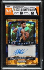 2019 Panini Prizm Orange Ice Nickeil Alexander-Walker HGA 9.5 GEM MINT Auto 0f2f