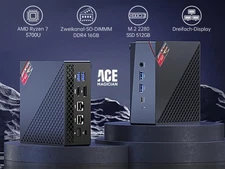 ACEMAGICIAN 4K Gaming MINI PC AMD Ryzen 7 5700U 16GB RAM 512GB SSD WiFi BT Win11