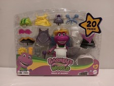 Barney s World Dress Up Barney Fisher Price Mattel 20 Pc Toy Figure Set