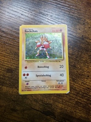 Nockchan 7/102 Base Set Pokemon TCG Vinage 1999 Deutsch PL