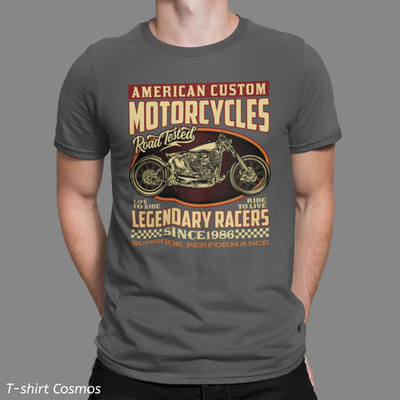 Motorcycle Retro T-shirts Designs
