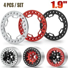 4Pack Alloy 1.9 Wheel Rim Outer Ring For Axial SCX10 90046 TRX4 1/10 RC Car