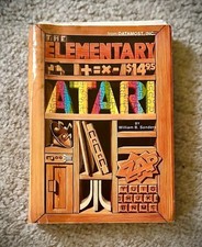 Atari Retro Computer Book The Elementary William B Sanders Vintage 1983 Datamost